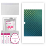 apgo Protective Skin Sticker for the back compatible with Lenovo Tab3 10, Wrap Film, Foil, Vinyl - Pattern Carbon Chameleon CAKA1