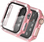 Klaas + kate Apple Watchi korpuse jaoks 49mm 45mm 44mm 42mm 38mm p&otilde;rkeraua teemant Kaitse Tarvikud iWatch series 9 8 7 6 5 4 3 2 SE 41mm 40mm 38mm series 321