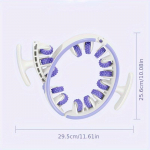 1 tk joogaratta &uuml;mmargune jalaklambriga rull, k&auml;eshoitav rulljalgamasseerija, multifunktsionaalne &uuml;mmarguse lihase l&otilde;dvestav jalg, &otilde;hem punane