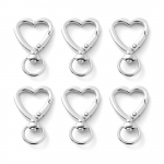 5 tk kaetud s&uuml;dame kujuga p&ouml;&ouml;rlev homaari sulamist vedru pandla klambrid v&otilde;tmehoidja hoidja konks karabiin ehete valmistamiseks v&otilde;tmehoidjad