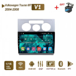 Android 2 Din autoraadio multimeedia videopleier Volkswagen Touran MT 2004-2008 navigatsiooni-GPS WIFI peakomplekti jaoks 2+32GB 1+16GB