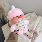 28cm armas LaLafanfan Cafe Duck Pehme seljakott Kawaii m&auml;nguasjad t&auml;idisega Crossbody kott Nuku &otilde;lakott t&uuml;drukutele Kingitus 28cm