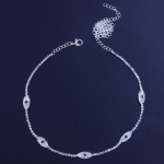 Mood Strass Tennis Kaelakee Amuletid Choker Naistele Sinine Kurja Silma Kaelakee H&otilde;bedane V&auml;rv Kaelakett Ehted kuld
