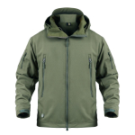 Fliisist meeste talvine s&otilde;jaline Softshell taktikaline jope v&auml;litingimustes kamuflaažjahi telkimiseks veekindel armee mantel kapuutsiga jope, suur suurus XS-5XL XXXXXL