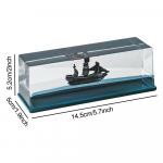 3D-vedeliku triivimispudelilaev Black Pearl Ghost kruiisilaev Liivakell Ujuv paat Kontori laud Ornament Loominguline kontori sisekujundus