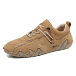 &Uuml;lemine kiht nahast Plus Size Unisex kingad vabaajajalatsid Suvespordijalatsid 35 beige