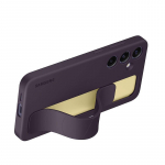 Originaal Samsungi seisva k&auml;epidemega &uuml;mbris Samsung Galaxy S24 S24+ S24 Plus jaoks P&otilde;rutuskindel kaitsev telefoni&uuml;mbris For Galaxy S24 tumevioletne v&auml;rv