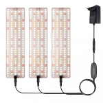 T&auml;isspektriga LED taimekasvatusvalgusti tahvli lisavalgusti toataimede seemikute kasvatamiseks One Drag Three EU Plug Cold Light
