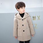 Poiste Talve Mood Paksenenud Villane Jakk Korea Versioon Kena Keskmise Pikkusega Soe Hoidmine Vabaaja Lasteriided 140 khaki