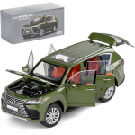 1/32 Lexus LX600 linnamaastur, sportauto m&auml;nguasi, miniatuurne mudel, valgustatav s&otilde;iduki vaba rataste kollektsioon, kingitus poistele roheline