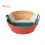 Silikoonist &otilde;hufrit&uuml;&uuml;ri vooderdised Korduvkasutatavad nelinurksed Airfryeri vooderdised 4&ndash;6 QT toidukvaliteediga k&uuml;psetuspanni vooderdise &otilde;hufrit&uuml;&uuml;ri tarvikutele mitmev&auml;rviline