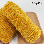 100g/rull Sarf Velvet L&otilde;ng Heegeldatud L&otilde;ng Baby Plush L&otilde;ng Pol&uuml;ester &Scaron;enill L&otilde;ng Kampsun Paks DIY roosa/hall v&auml;rv