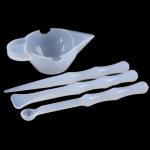 1Set Mix Cup Silikoonvormid Epoksiidvaigust T&ouml;&ouml;riistad Isetehtud ehete valmistamise pulk K&auml;sitsi valmistatud one size