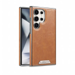 Samsung Galaxy S24 S23 Ultra Plus jaoks Magsafe'i &uuml;mbrisele Luksuslik &uuml;li&otilde;huke nahast p&otilde;rutuskindel kaitseraua &auml;rikate Samsung S24 kohv