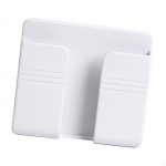 Mobiiltelefoni kinnitusklamber koos reserveeritud laadimisavaga Mitmeotstarbeline kompaktne doki hoiukarp valge