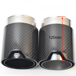 4,70 tolli kogupikkus 93 mm v&auml;ljalaskeava auto universaalne M Performance l&auml;ikiv v&auml;ljalasketoru s&uuml;sinikkiust must summuti ots 48-93mm SIlver