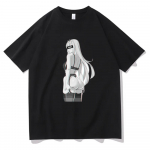 Suvine puuvillane T-s&auml;rk Harajuku Anime Egirl Print T-s&auml;rk Y2k vabaaja l&uuml;hikeste varrukatega s&auml;rk Unisex Oversize t&auml;navar&otilde;ivad r&otilde;ivad 2XL