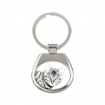 Bengal - keychain with a cat, keychain with a print, personalized pendant from the Art-Dog brand h&otilde;be