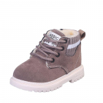 Retro laste moesaapad talve uued soojad paksendatud nahast saapad lumesaapad beebikingad 21 yards inner length 13.5 cm