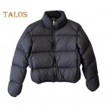 Talvine sulemantel Paksendatud polsterdatud aluskrae Kaela kaitse T&otilde;mblukuga taskud T&otilde;mblukuga tuulekindel kuumuse s&auml;ilitamine Igap&auml;evane k&uuml;lma ilmaga &uuml;ler&otilde;ivad puuvillane jakk S kohv