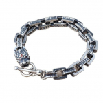 S925 Sterling H&otilde;be K&auml;ev&otilde;ru Antiikne Pixiu K&auml;e Kaunistused Kuue S&otilde;na T&otilde;de Puhas Argentum Amulett Ehted Meestele 20cm