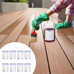 8 Pieces Paint Containers Airtight Storage Touch up 800ml