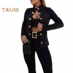 Naiste &uuml;likond, mantlialuse krae, pikkade varrukatega kaherealine &uuml;likonnajakk, &uuml;hev&auml;rviline, &otilde;huke, &auml;riline vabaaja v&auml;lir&otilde;ivad S punane