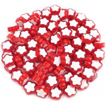 30 tk/partii 10 mm akr&uuml;&uuml;lhelmed Ehted K&auml;sit&ouml;&ouml; ehted Lille kuju Vaheosa Helmed Helmed Savihelmed Ehete Valmistamine Ise ise k&auml;sitsi valmistatud punane