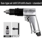 T&ouml;&ouml;stuslik pneumaatiline &otilde;hupuur kiiruse reguleerimisega, 3/8 padrun seinte puurimiseks ja puidut&ouml;&ouml;deks. Gun-type air drill 3/8 drill chuck [standard]
