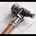 Merenduslik Kollektsioneeritav Antiikse Viimistlusega Teleskoop Spiooniklaas Jalutuskepp