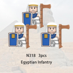 3 tk Keskaegsed Egiptuse S&otilde;durid Ehitusklotsid Loss Kotkar&uuml;&uuml;tlid Figuurid Oda M&otilde;rtsukas Vibu Relvad M&otilde;&otilde;k S&otilde;jaklotsid M&auml;nguasjad