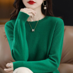 INDFS Naiste moe vabaaja s&uuml;gistalvised &uuml;hev&auml;rvilised pikkade varrukatega kampsunid O-kaelusega M