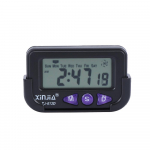 Moodne auto ajareiside taskusuuruses must digitaalne elektrooniline &auml;ratuskell, autot&ouml;&ouml;stuse stopper