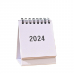 2024. aasta lauakalender P&uuml;sti kalender Ajakava Lauakalender Lauapealne kalender Seisev klapplaud valge