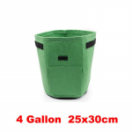 4 gallonit taimekasvatuskotti kartulipott kasvuhoone juurvilja niisutavad vertikaalsed aiat&ouml;&ouml;riistad 4 gallon pruun