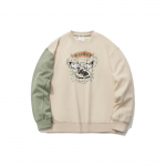 Li Ning Karikatuuritr&uuml;kiga &Uuml;mmarguse Kaelusega Pusa Pikkade Varrukatega Dressipluus Meeste dressipluus Cassava-Apricot AWDR137-1 XXL