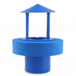 Rockery kalapaagi pihusti plastikust &uuml;hepeaga ujuv pihusti kamber ABS udupehme pihustipea DIY udupehme ujuk valge