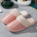 Kuum m&uuml;&uuml;k Moodsad nahast s&uuml;gis- ja talvised soojad puuvillased sussid kodu paarile paksendatud veekindlad ja libisemiskindlad pl&uuml;&uuml;ssussid 35-36 roosa