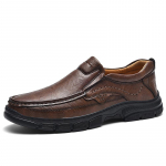 K&auml;sitsi valmistatud nahast kingad Meeste vabaaja &auml;ri Oxfordi jalan&otilde;ud meestele Lamedad kingad Mokassiinid meeste kingad 38 pruun