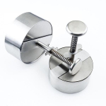 1 tk Hamburger Press Burger Patty Maker 304 roostevabast terasest sealiha veiseliha burgerite k&auml;sitsi pressvorm grillgrilli lihapressimiseks 80mm h&otilde;be