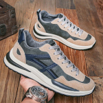 Mood Kevad S&uuml;gis Mood Platvorm Nahast Meeste Tossud Disainer Uus Pehme Sisetald Suurendav Vabaaja Meeste Spordijalatsid 39