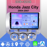 Android Carplay autoraadio Honda Jazz City 2004-2007 multimeediumipleieri peakomplekti stereo GPS-navigatsioon BT WIFI 2+32GB 2+32GB