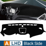 Autotarvikud Hyundai Santa Fe 3 jaoks 2013 2014 2015 2016 2017 Armatuurlaua kate V&auml;ltige kerget padi UV-vastased vaibad libisemiskindlad matid