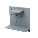 Loov Eemaldatav Hoiuriiul PP Seinale paigaldatav DIY Dekoratiivplaat Aukudega Hoiuriiul Vannituppa Magamistuppa K&ouml;&ouml;ki roosa