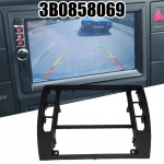 Autode Keskuse Raadiod Armatuurlaua Keskkonsooli Raami Paneel Passat B5/B5.5 3B0858069 jaoks N&auml;idikutepaneeli Keskosa Viimistlusraami Katteid CHINA