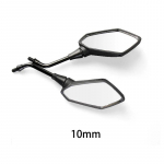 2 tk/paar Universaalne 8mm 10mm Mootorratta Modifitseeritud Peegel Roller E-Bike Tahavaatepeeglid Elektromobiili K&uuml;lje Tagumine Kumer Peegel