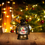 J&otilde;ulumuusikakarp Figuur Kaunistus K&auml;sit&ouml;&ouml; Valgustatud Kera Latern Riputatav Tuul Santa Claus