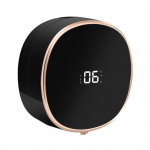 Elektriline puutevaba seebidosaator seinale paigaldatav IPX5 veekindel laetav patareitoitel k&otilde;rgtehnoloogiline must