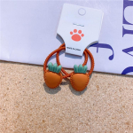 2 tk Korea laste puuviljad elastsed juuksepaelad Kawaii juuksen&ouml;&ouml;riga juukselips t&uuml;drukutele peakatted peakatted t&uuml;drukutele lastele juuste aksessuaarid