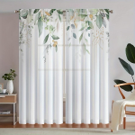 2 tk Lilleprindiga L&otilde;ngakardin, Tunneliga Aknakatte Magamistuppa, Kontorisse, K&ouml;&ouml;ki, Elutuppa, Kabinetti, Kodukaunistus W50 X H130(CM)X2&Hook